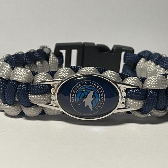 Minnesota Timberwolves NBA Paracord Bracelet NEW - Picture 1 of 2